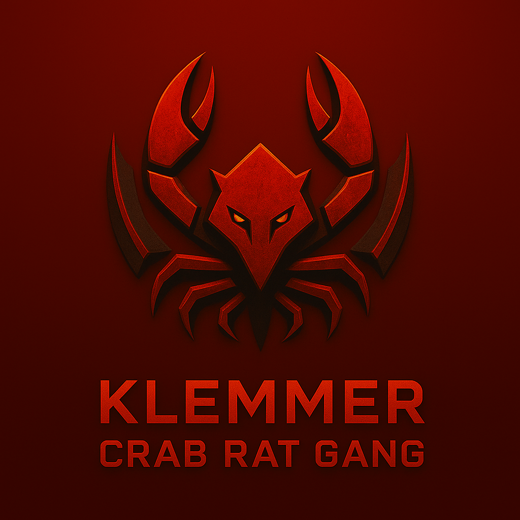 Klemmer Crab Rat Gang Logo